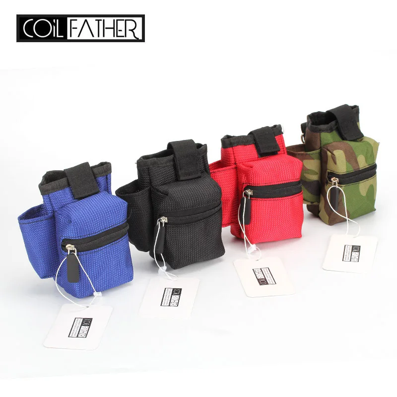 

Coil Father E Cigarette Portable Carry Bag Vapor Pocket Electronic Cigarette Vaping Case Double Deck For Rda Box Battery