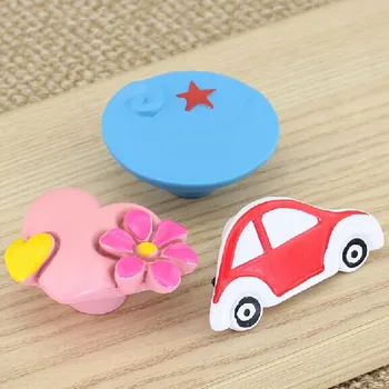 

Children Room Furniture Handles Modern Simple Furniture Knobs Resin Drawer Kitchen cabinet Cupboard Pulls Knobs car Knobs