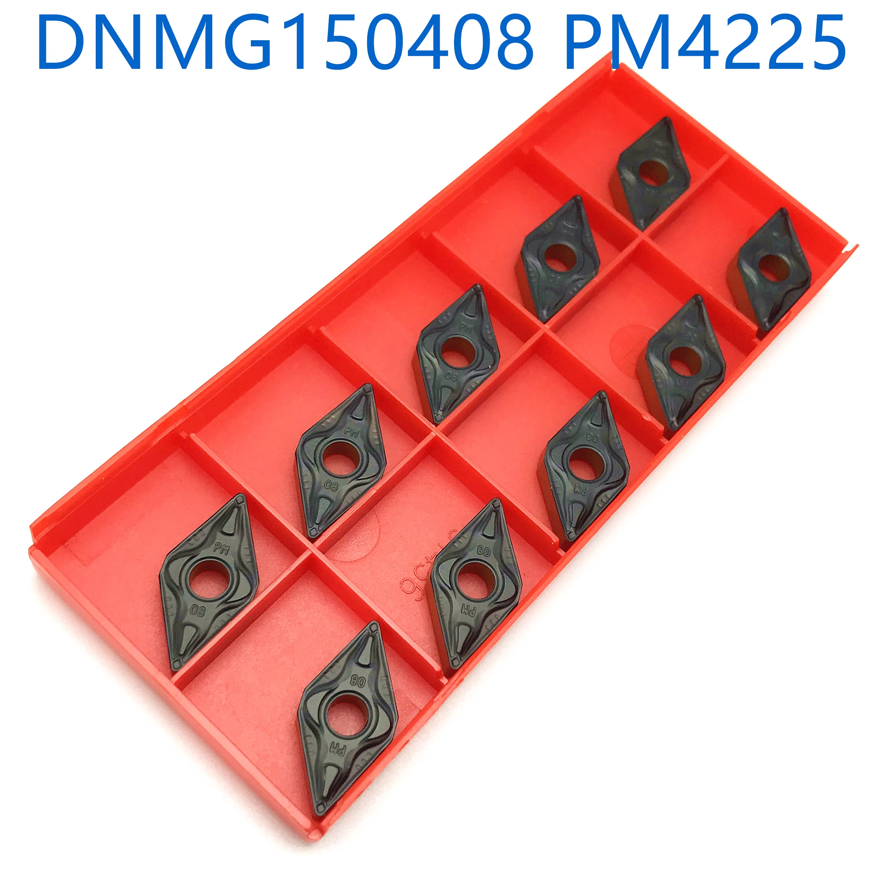 

20PCS external turning tool DNMG150408 / DNMG432 PM4225 R0.8 carbide turning tool CNC lathe semi-finishing turning