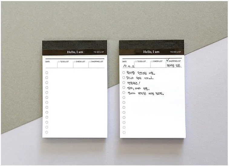 Креативный план обучения и работы крафт бумажный дневник планировщик, чтобы сделать список времени расписание липкая бумага для заметок офисные школьные канцелярские принадлежности