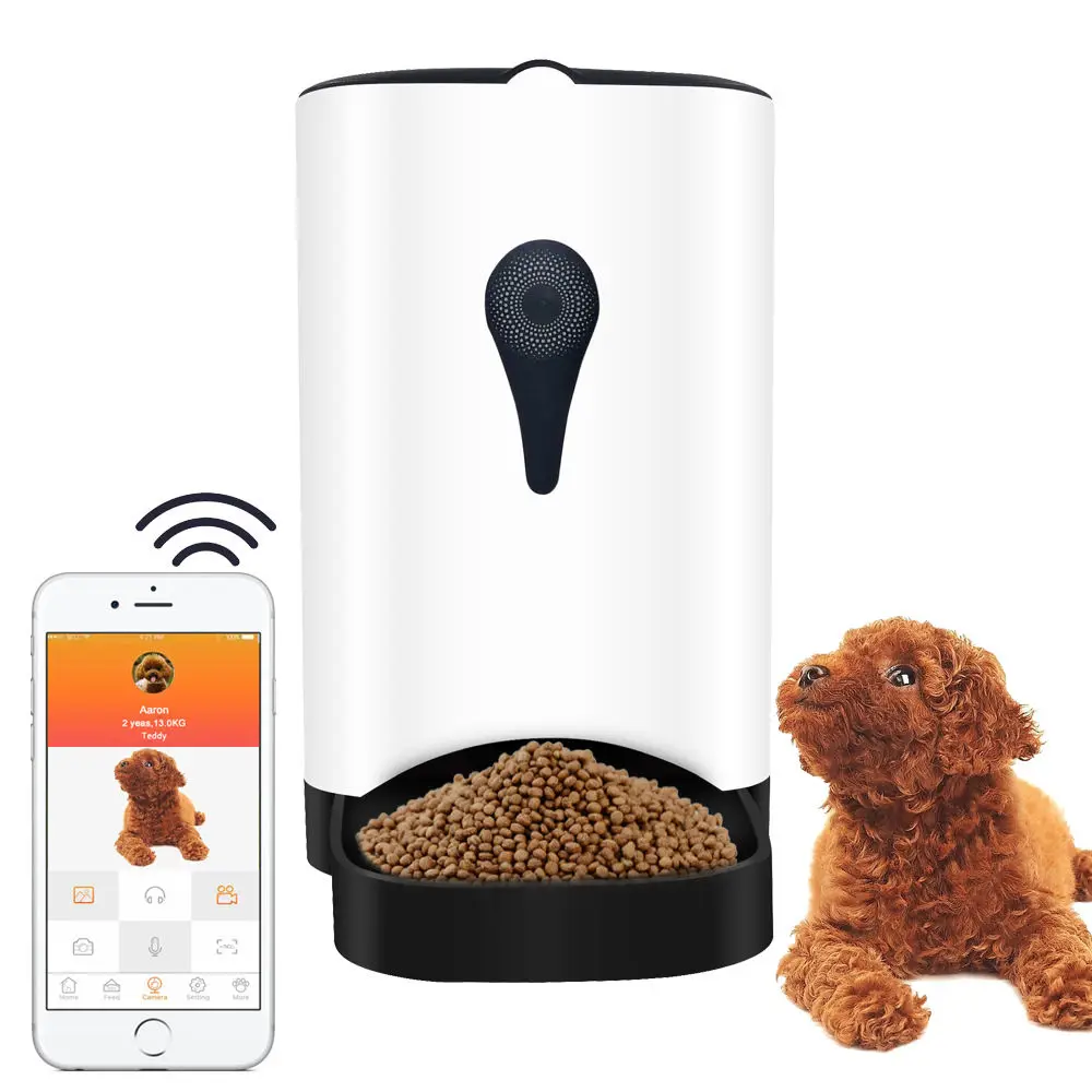 Smart Pet Feeder wifi Wireless Camera for Small and Medium Dogs & Cats