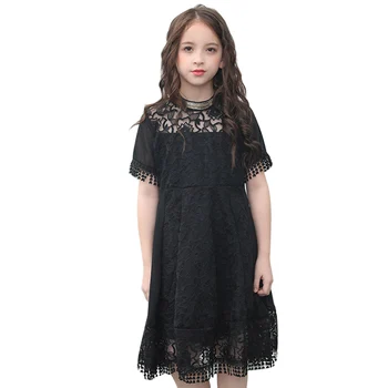 

Elegant Dress for Girl age 5 8 10 12 14 16 Years Summer New Kids Short sleeve Princess Party Dress fashion Teenage Girl Clothing