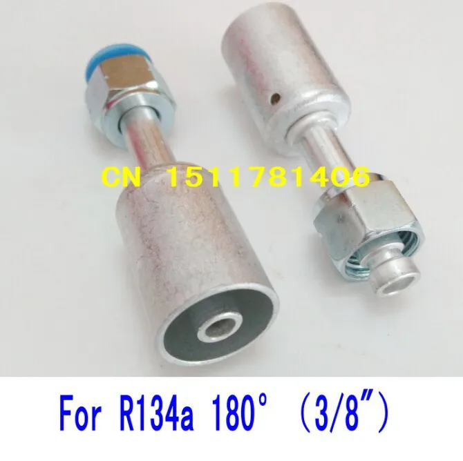 (10pcs) 3/8'' (180 degrees) R134a automotive air conditioning hose