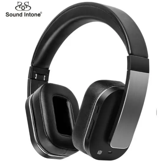 

Picun F9 Bluetooth Wireless Headset Bluetooth Headset Leather Stand Metal Case Headphone Microphone Connect Mobile Phone