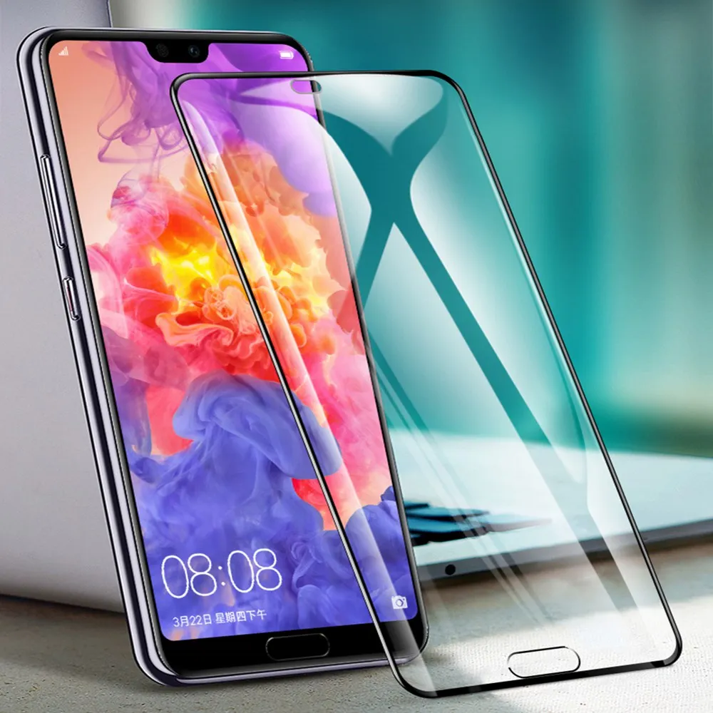 9D Tempered Glass For Huawei Honor 10i Glass For Huawei P30 Pro P30 Lite Screen Protector Glass on For Huawei Y6 Pro 2019 Glass