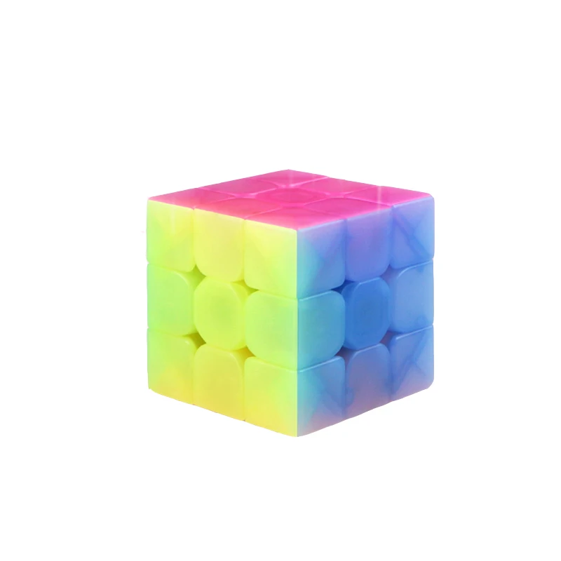 Оригинальный XMD 2x2 3x3 4x4 5x5 Желейный цвет волшебный куб пирамида трехступенчатая