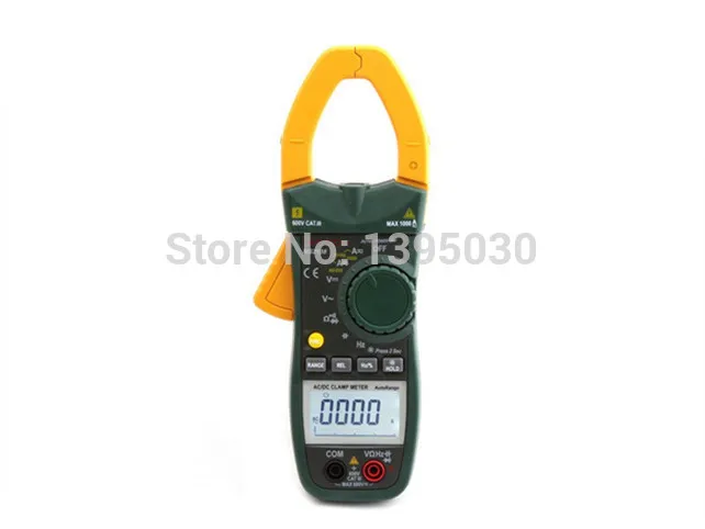 

4pcs/lot Yellow/Red Portable Electronic Digital Display Clamp Meter Mini Auto-Ranging LCD Multimeter MS2138