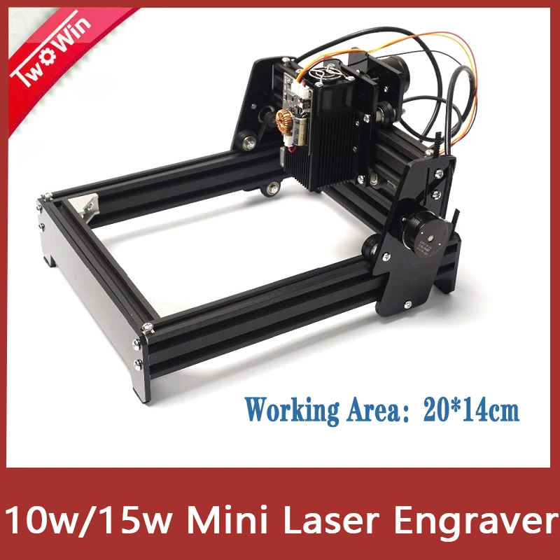 10w/15w DIY Laser Engraving Machine Metal Engrave Marking Machine Big
