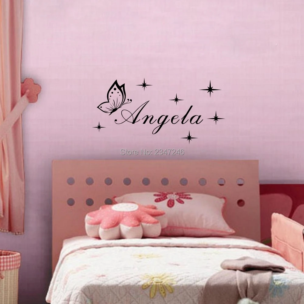 Us 4 34 13 Off S Name With Stars Wall Decor Decals Erfly Nursery Art Stickers In From Home Garden On Aliexpress Us 4 34 13 Off S Name With Stars Wall Decor Decals Erfly Nursery Art Stickers In From Home Garden On Aliexpress
