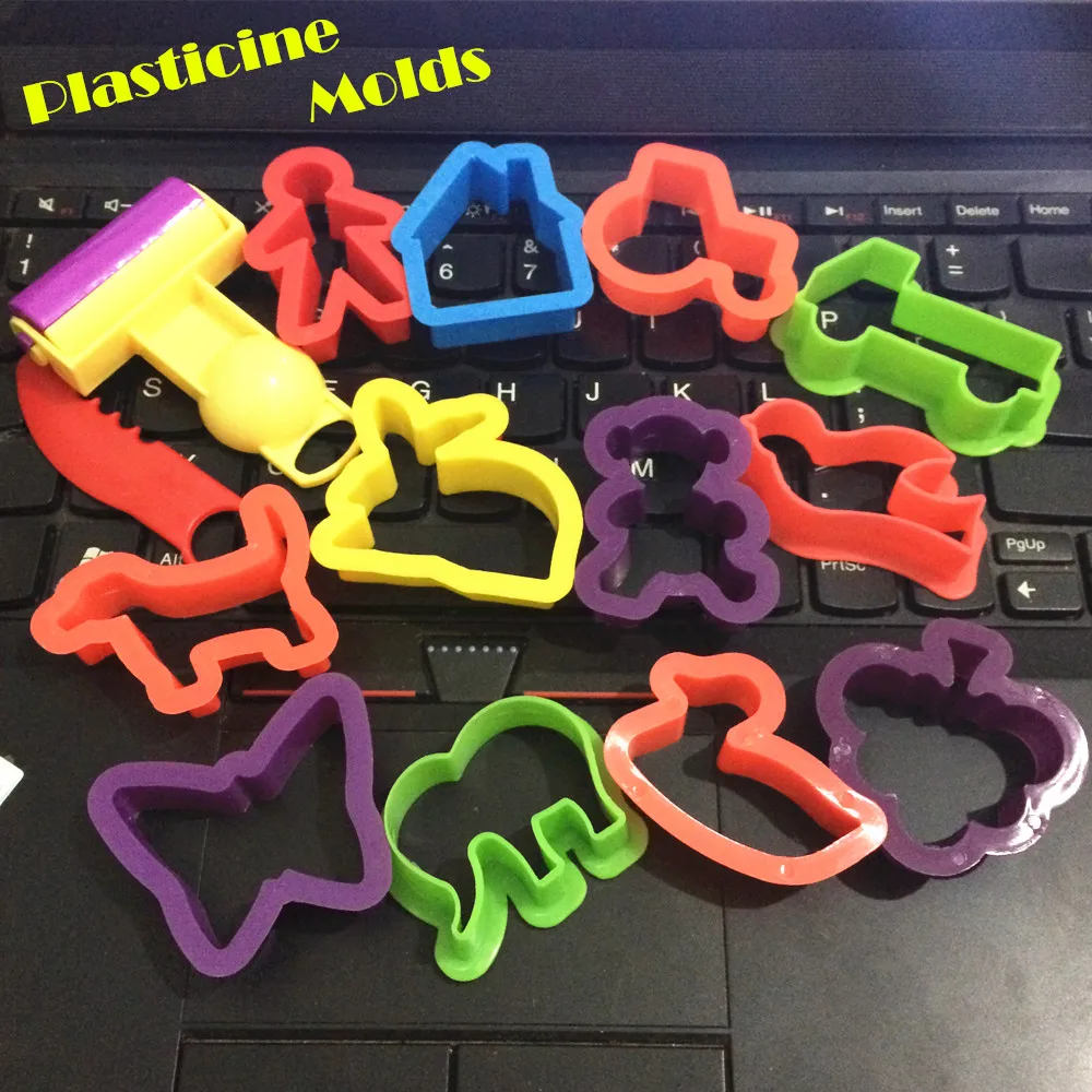 14pcs Smart Play Doh Polymer Clay Putty Intelligent Plasticine Clay