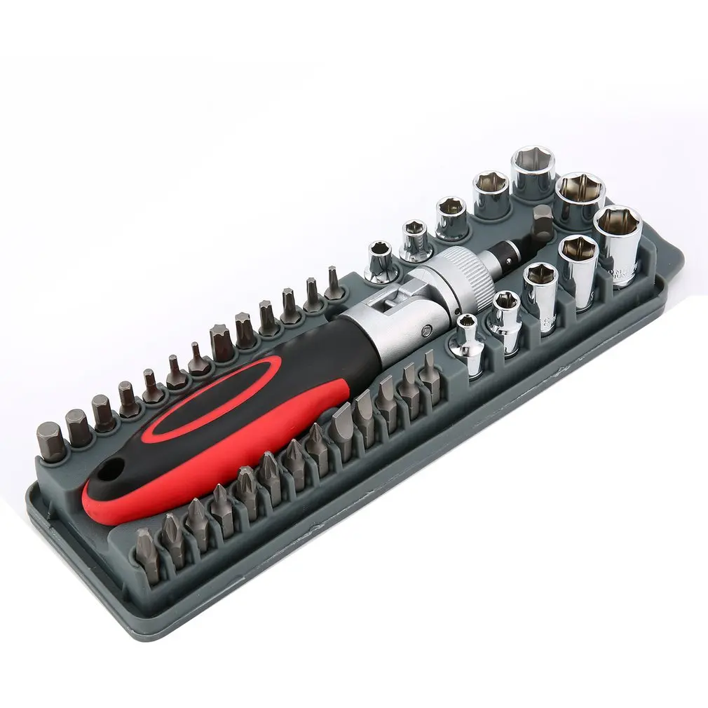 

Pro'skit SD-2309 40pc Reversible Rachet Screwdriver Bits Socket Set Series DIY Repairing Tool Kit Hand Tamper Screw Tools