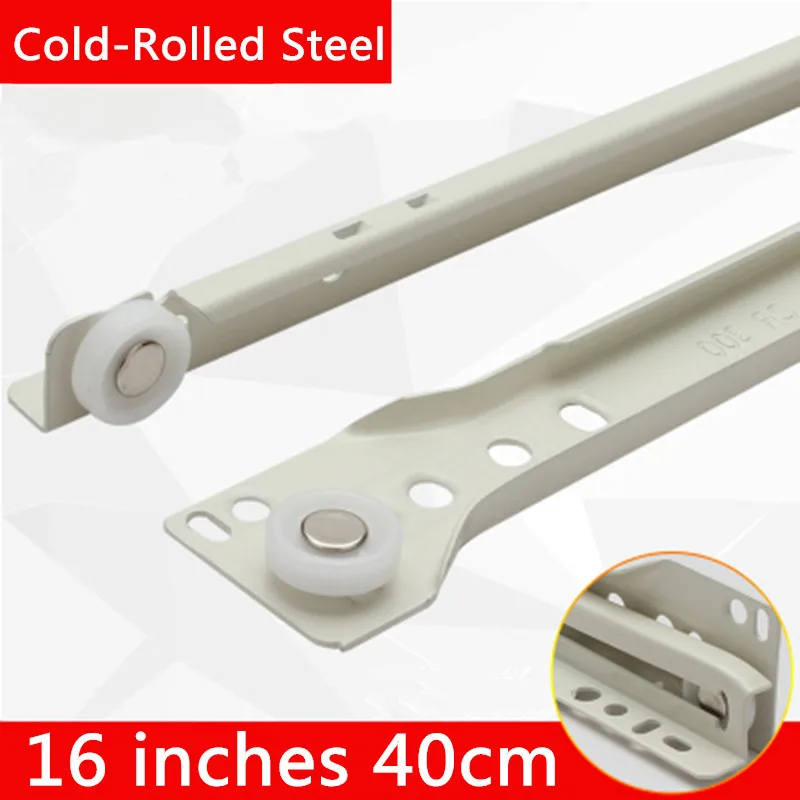2 pairs 16 inches 40cm Knock-down Two Sections Drawer Track Slide Furniture Slide Cold-Rolled Steel Guide Rail accessories цена 2 pairs 16 inches 40cm Knock-down Two Sections Drawer Track Slide Furniture Slide Cold-Rolled Steel Guide Rail accessories цены онлайн