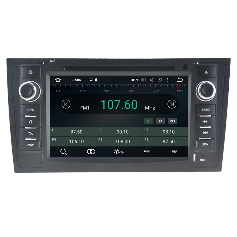 Clearance Eight Core Android 8.0 4G RAM 32G ROM 1024*600 Car DVD Player For Audi A6 1997-2004 GPS Car DVR OBD 2 DVR 3G 4G WiFi Radio 3