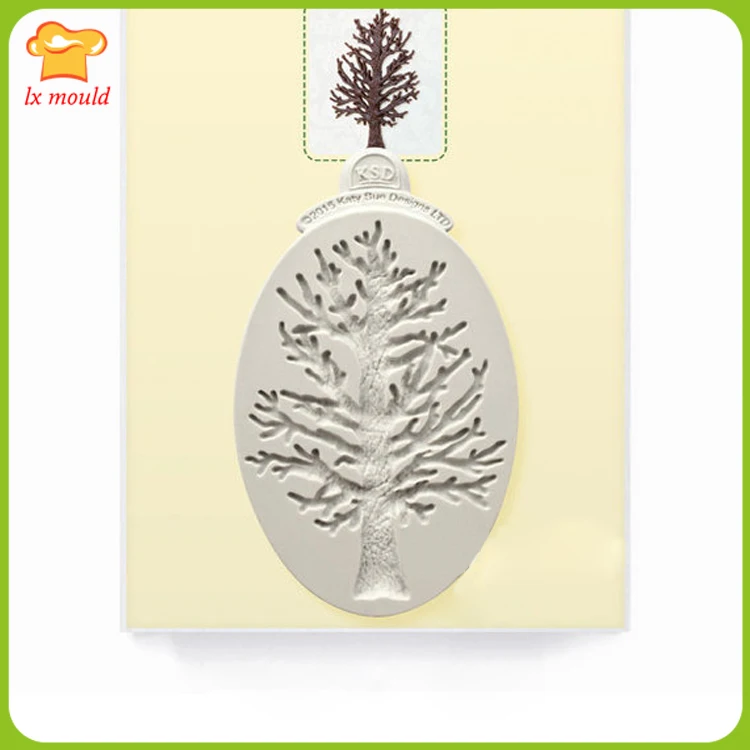 Spot Christmas new high-end custom inverted sugar silicone dry pez mold dead tree
