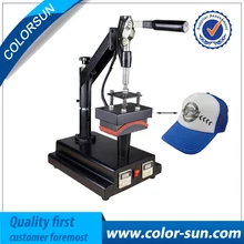 Manual heat transfer press machine for hat baseball cap heat press machine