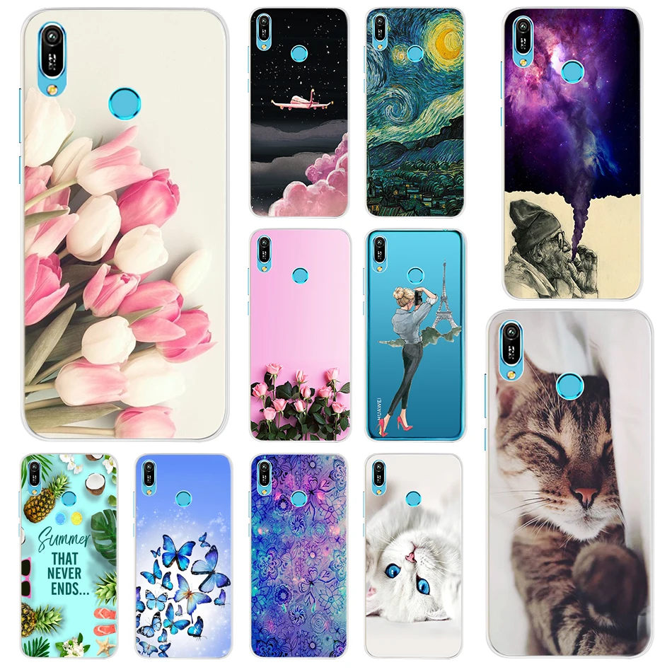 

Fashion TPU Case For Huawei Y6 2019 Prime Pro Silicone Case Cover For Huawei Y6 2019 Cover Huawei Y6 Pro 2019 Phone Cases