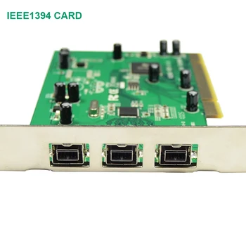 

PCI-Express to 3*1394B Port card/ Chipset Ti8280/IEEE 1394 Card suit for IEEE 1394B/IEEE1394A-2000 with Low Profile Bracket