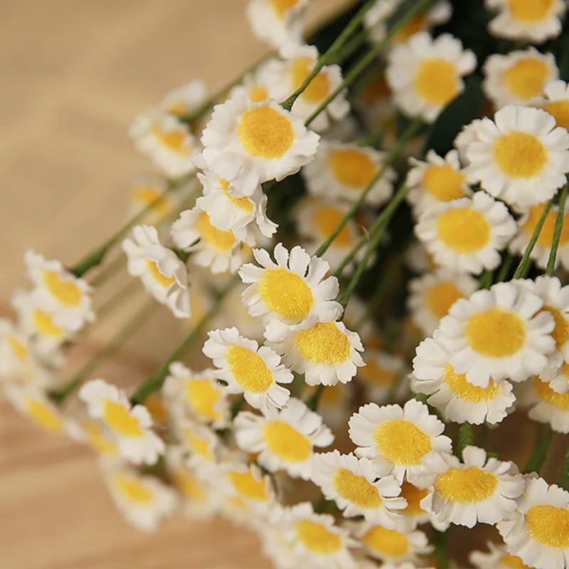 Buy 15 Heads Bright Colored Artificial Gerbera Daisy