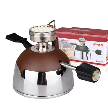 

Black/coffee Mini Gas stove Outdoor Portable Ceramic head Gas stove+stainless steel Oven rack gas furnace use in