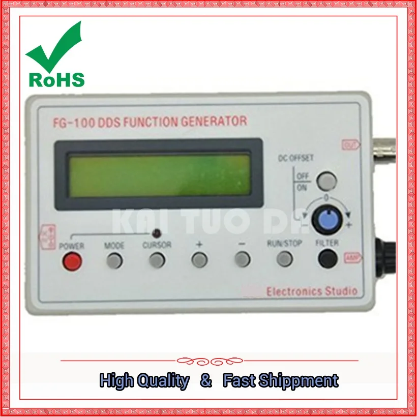 DDS signal generator FG 100 DDS function generatorin Integrated