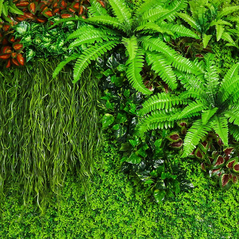 

Artificial Plants Flowers Grass Green Plastic Tree Leaves Home Garden Decoration DIY Wedding Plants Wall plante artificielle
