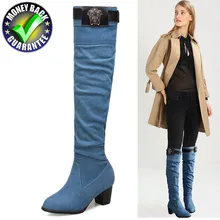 New Winter Boots Women Warm Knee High Boot Over The Knee Boots Plus Size Long Plush Snow Boots Jeans shoes Fashion Female Thigh цена New Winter Boots Women Warm Knee High Boot Over The Knee Boots Plus Size Long Plush Snow Boots Jeans shoes Fashion Female Thigh цены онлайн