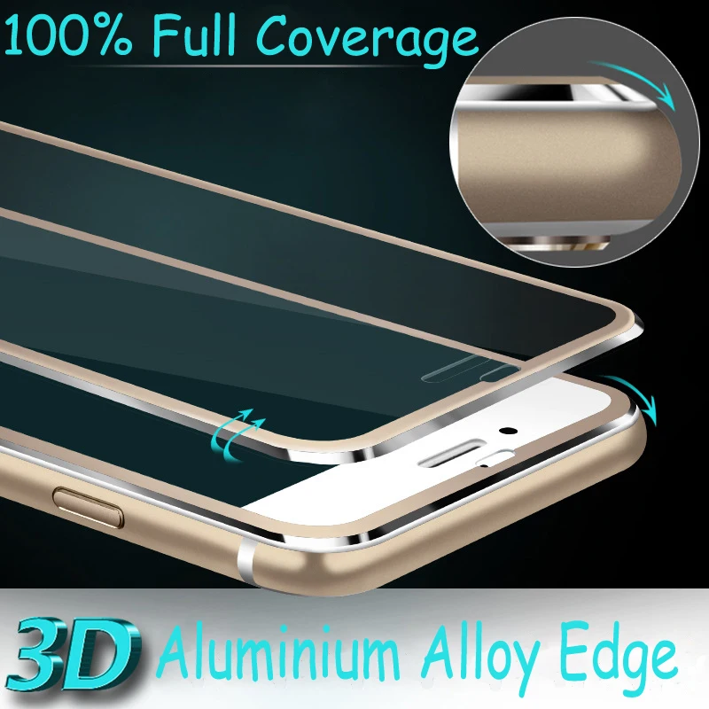 bilder für 10 teile/los displayschutzfolie für iphone 7 6 6 s 7 plus gehärtetem glas voll abdeckung 3d gekrümmten rand titanium film full coverage bilder für 10 teile/los displayschutzfolie für iphone 7 6 6 s 7 plus gehärtetem glas voll abdeckung 3d gekrümmten rand titanium film full coverage