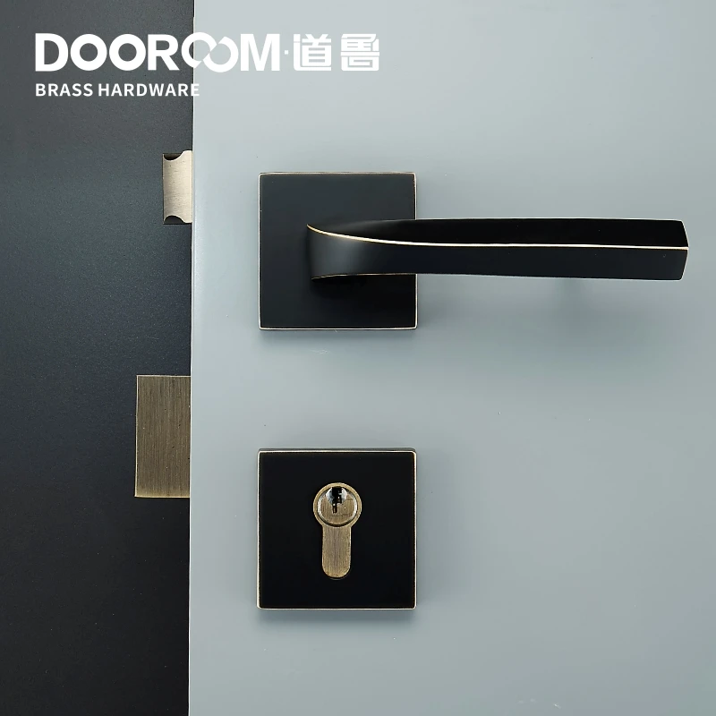 Дверной замок Dooroom латунный дверной рычаг лофта современный американский для
