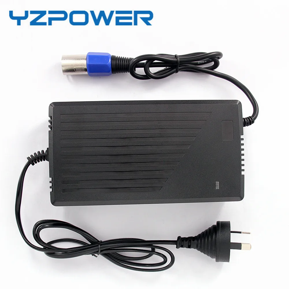 YZPOWER 62,05 V 2.5A 3A 3.5A авто-стоп LifePO4 зарядное устройство для 17 S 54,4 V Lifepo4 аккумулятор