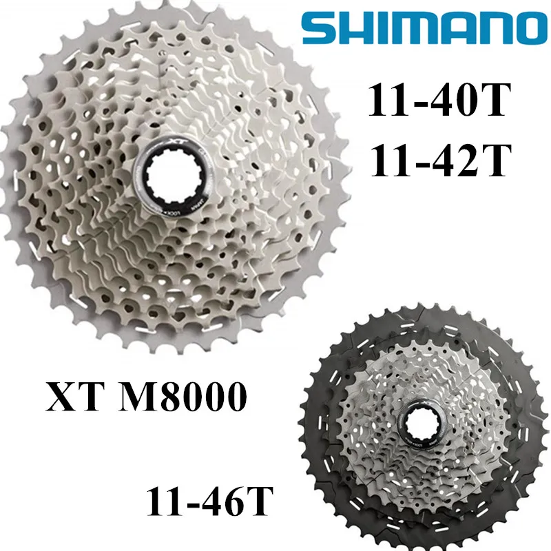 SHIMANO Deore XT CS M8000 Cogs Freewheel горный велосипед MTB кассеты 11 скоростей M8000 кассета Звездочка 11-40T 11-42T 11-46T