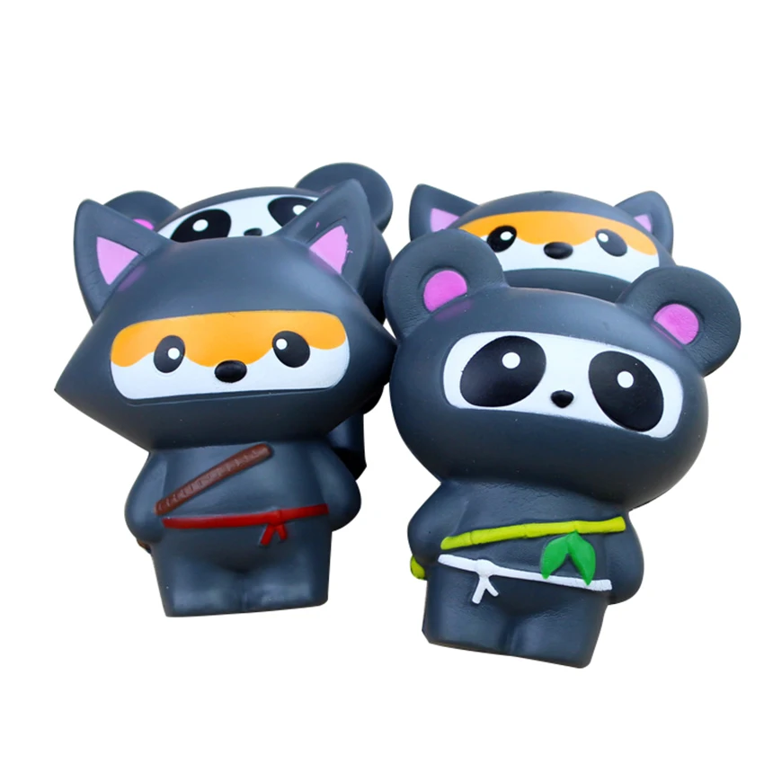 Новое животное jumbo Kawaii Ninja мягкое медленно поднимающееся удовольствие игрушки