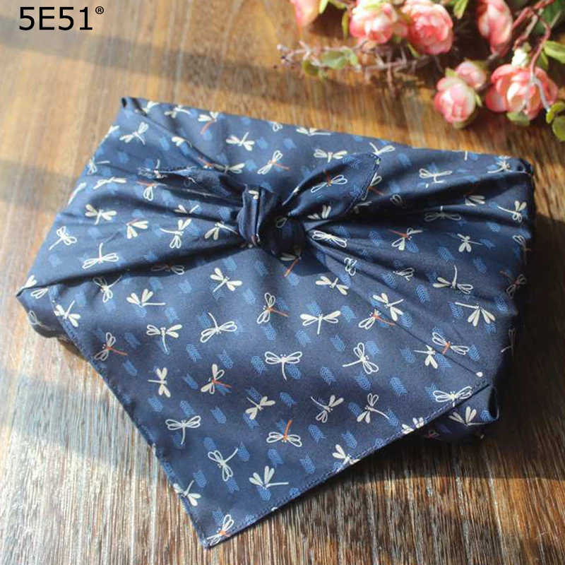 

Men handkerchief kerchief furoshiki cotton 100% /Japanese style dragonfly printed 52cm/Many Uses