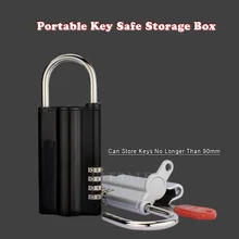 Ключевой сейф с Комбинации замок запасной ключ безопасного хранения коробка Органайзер 4-цифровой пароль для Офис Carvan Применение