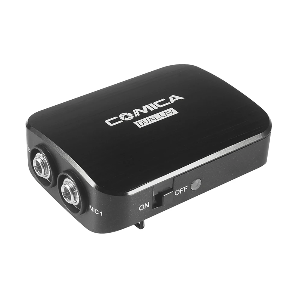  DIGITALFOTO COMICA CVM-D03 Dual head Lavalier removeable Smartphone dslr camera Microphone Mic reco