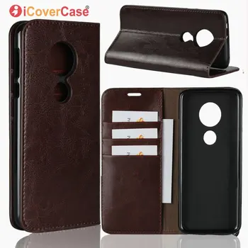 

Luxury Wallet Case For Motorola Moto E5 E5Plus E5 Plus Genuine Leather Business Cover Flip Bag Phone Accessory Etui Coque Case