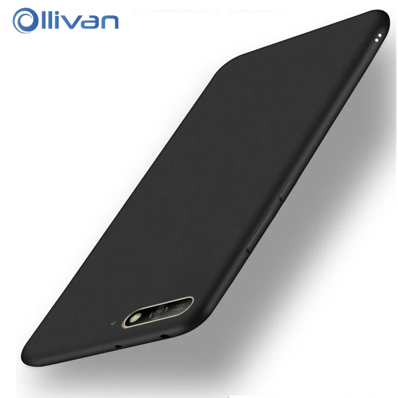 

OLLIVAN For Huawei Y6 Prime Case 2018 Ultra thin Silicone TPU Back Cover Case Y6 Prime 2018 Y 6 Pro Matte Color Case Fundas Capa