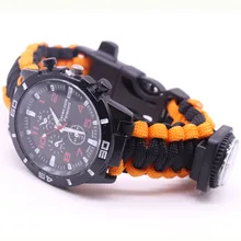 Outdoor Survival Watch Multi-functional Waterproof Mountaineering Electronic Table Tools Suit Watches Tools Accessories