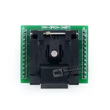 QFN24 для DIP24(A) Enplas QFN24 MLF24 MLP24 QFN-24BT-0.5-01 IC Тесты гнездо адаптера 0,5 мм шаг