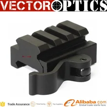 10 шт. векторная Оптика Компактный 20 мм Picatinny Rail быстросъемный стояк QD прицела база для Red Dot прицел