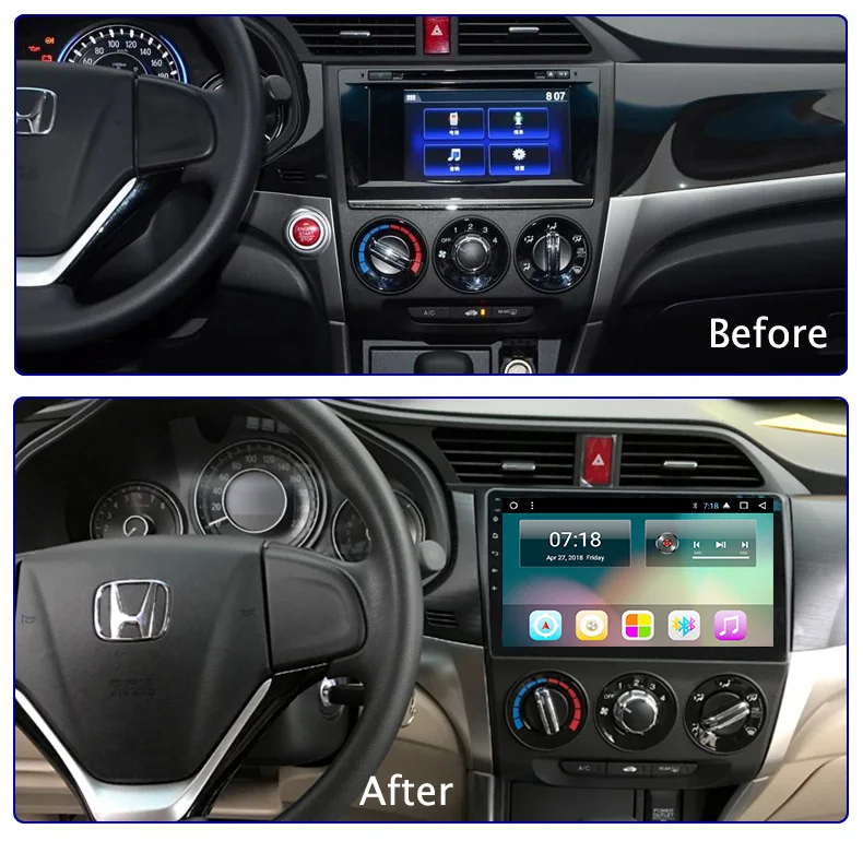 Cheap 10.1" 2.5D IPS Android 8.1 Car DVD GPS For Honda Crider 2013 2014 2015 2016 2017 2018 Car Radio Stereo Head Unit with Navigation 4