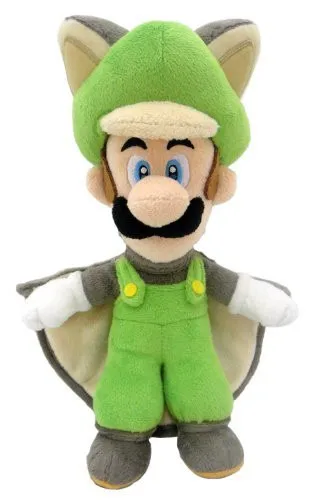 

Super Mario Bros Plush Toys Figure Squirrel Musasabi Luigi