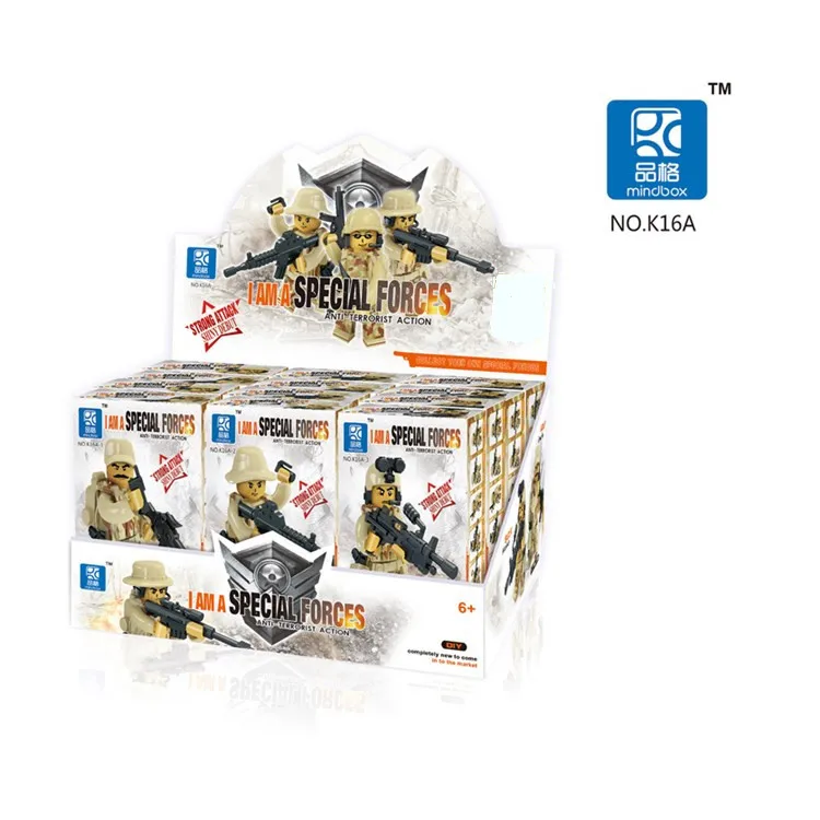 

ZENGXIN 17-19pcs Special Forces Series Small Particle Interpolation Building Blocks Gifts for Children's Day 3C Certification