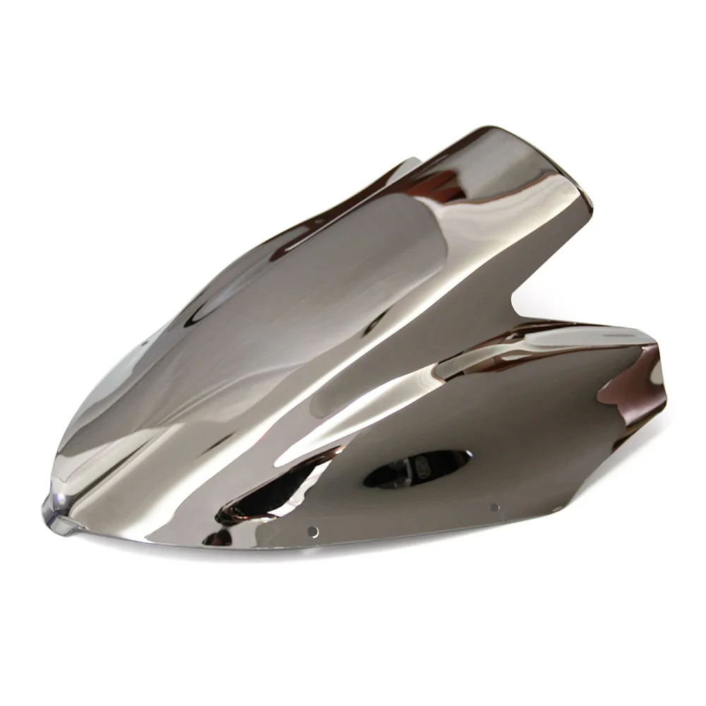 5 цветов лобовое стекло для 2006 2007 2008 Kawasaki NINJA 650 ER6F ветер экран дымчатое лобовое стекло для Аксессуары для мотоциклов - Цвет: Серебристый