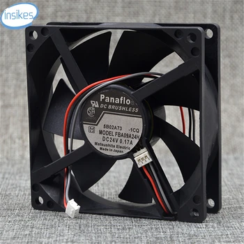 

FBA09A24H Inverter Cooling Fan DC 24V 0.17A 9025 9cm 90*90*25mm 3 Wires