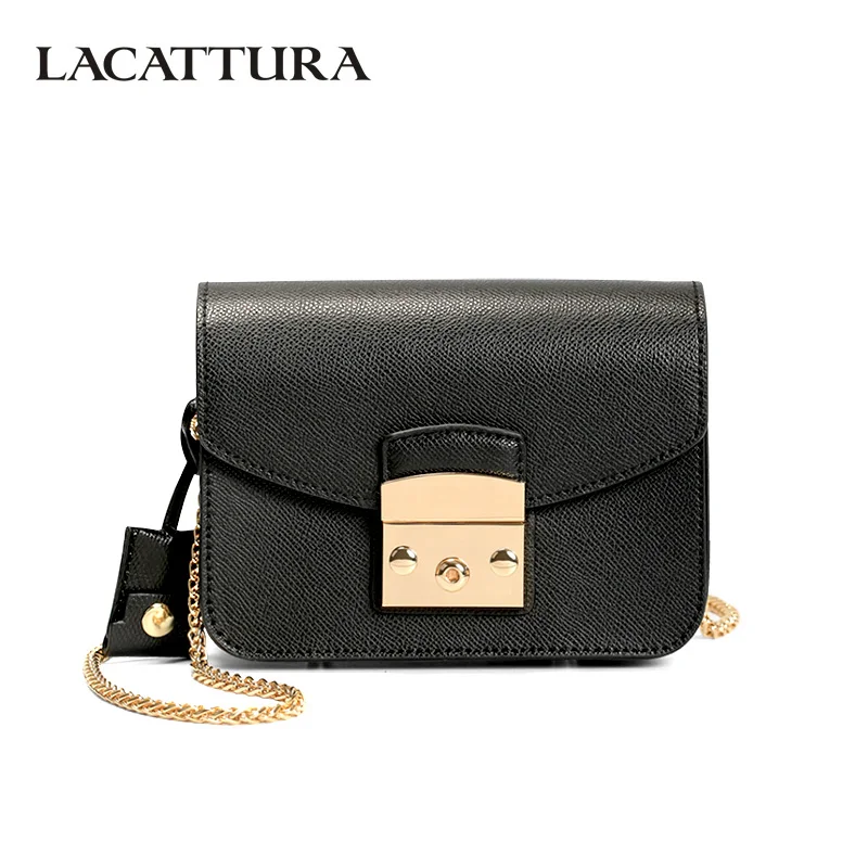 LACATTURA Mini Candy Bag Women Messenger Bags Cowhide Leather Luxury Handbag Lady Chain Shoulder Bag fashion Crossbody for Girl LACATTURA Mini Candy Bag Women Messenger Bags Cowhide Leather Luxury Handbag Lady Chain Shoulder Bag fashion Crossbody for Girl