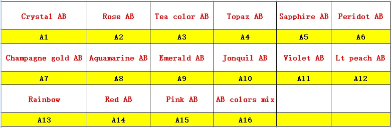 Waterdrop two holes AB Colors