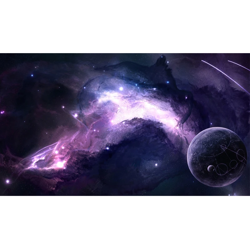 5D Diy Diamond Painting Cross Stitch full Square Round Embroidery Beautiful space nebula picture for room Decor H1000 | Дом и сад