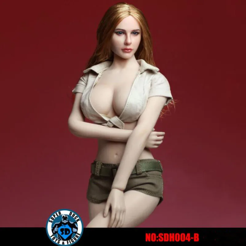 

1/6 European Female Sexy Lady Girl Woman Head Carving Girl Head Chloe Moretz Curls Head Sculpt for 12 inches Action Figure Toys