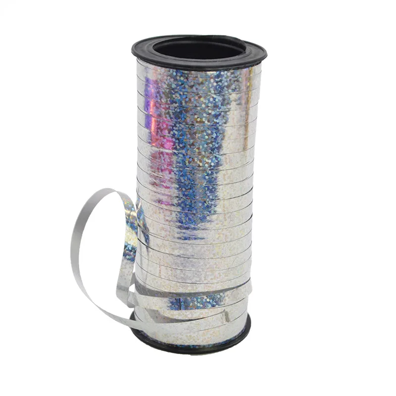 Ribbon Decoration 5mm Balloons Laser Ribbon For Party Wedding Decoration Gifts Box DIY Packing Foil Satin Ribbons Accessories