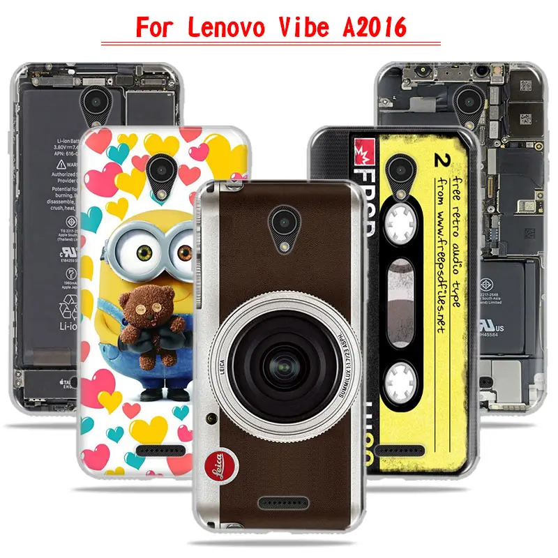 

Funny Designs Retro Camera Cartoon Painted Soft TPU Case For Lenovo A 2016 A40 Back Cover Painting Case For Lenovo A2016A40 Case
